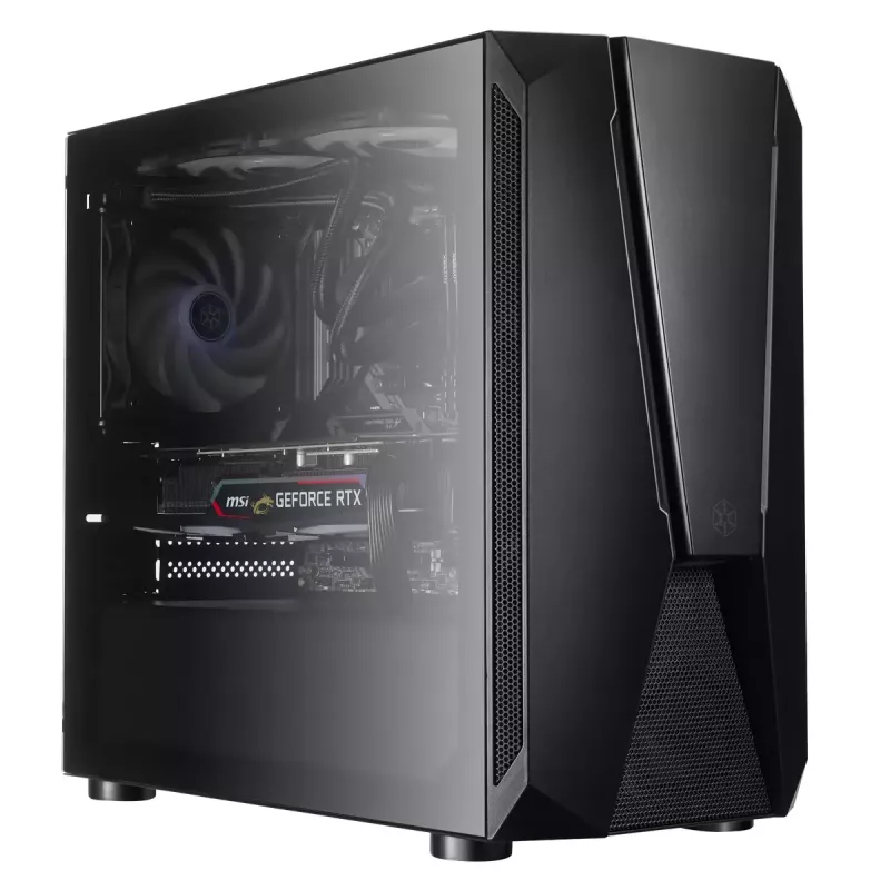 PC skriňa Silverstone FARA V1M PRO Tower čierna
