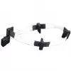 SilverStone SST-PP07-BTSW predlžovací napájací kábel zo 4-pinového Molexu na 4x SATA, 0,3 m, biely