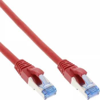 InLine patch kábel S/FTP PiMF Cat.6A halogen free 500MHz červený 2m