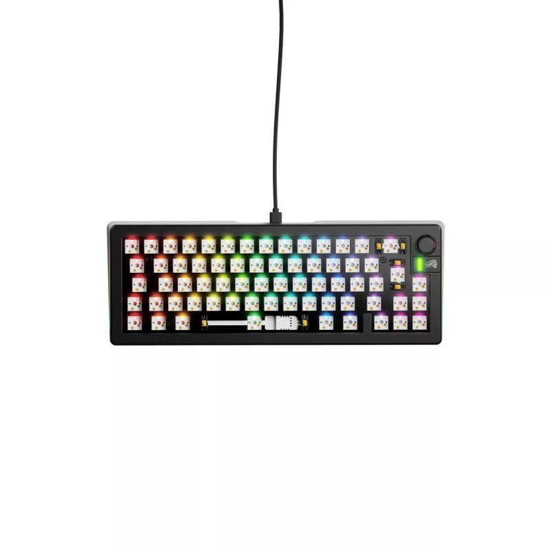 Glorious Gaming GMMK 3 65% Barebones Wired čierna - ISO