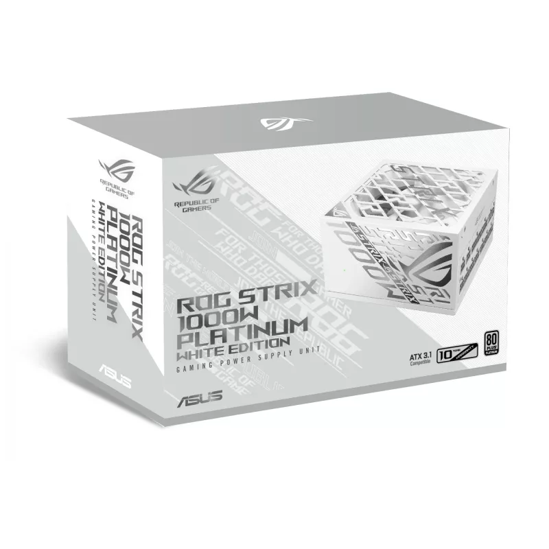 ASUS ROG -STRIX-1000P-GAMING-WHITE napájací zdroj 1000 W 20+4 pin ATX ATX