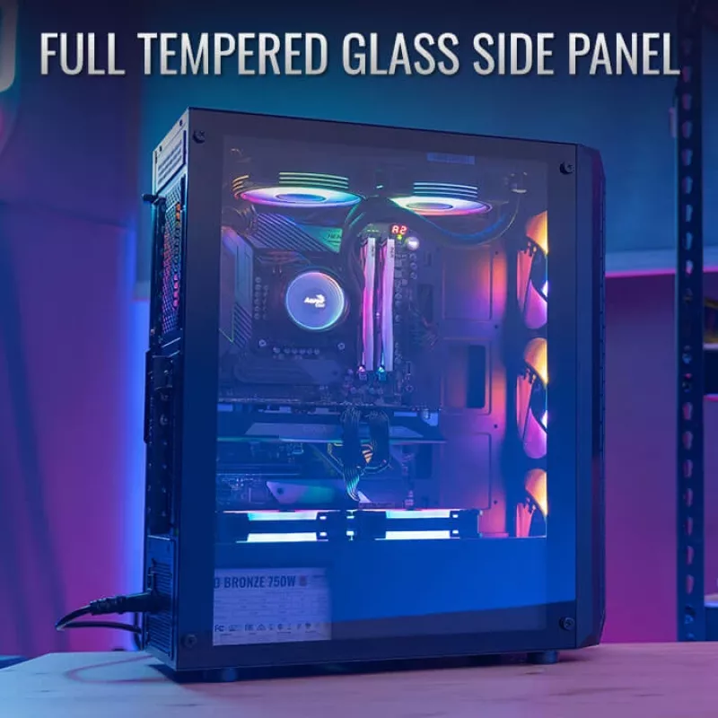 PC skriňa Aerocool Beam-G-BK-V1 Mini Tower čierna
