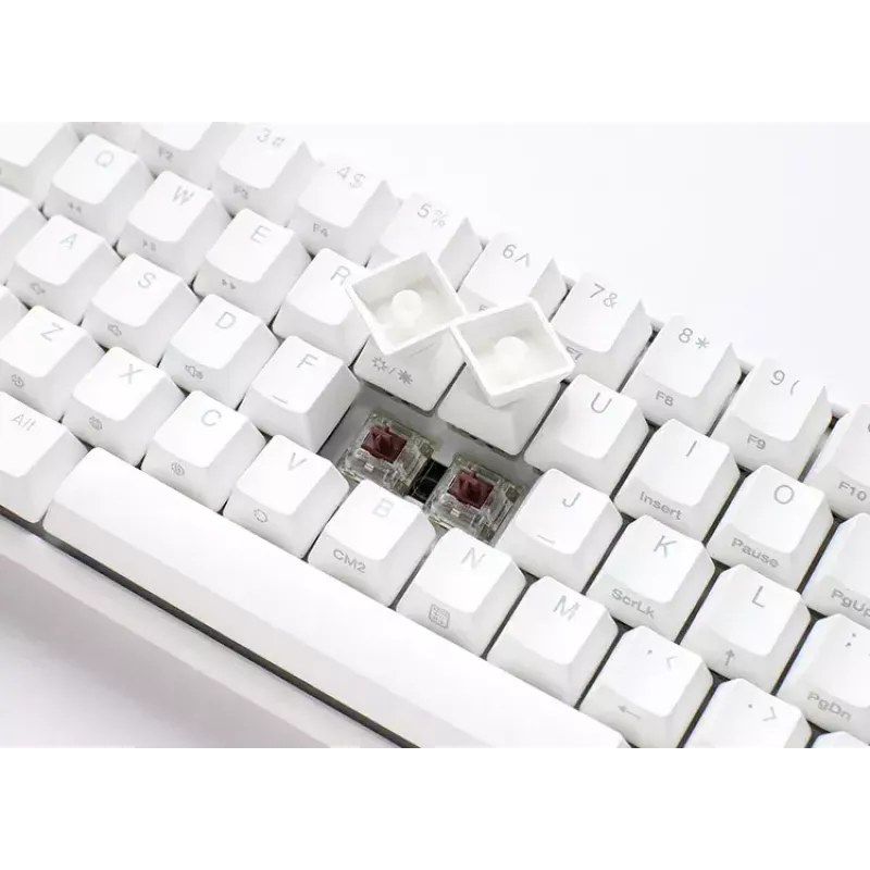 Ducky One 3 Mini Pure White klávesnica Gaming USB nemecká mechanická 61 klávesov
