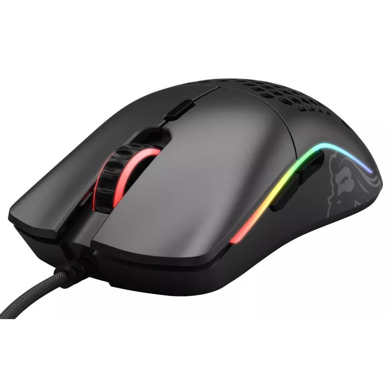 Glorious Gaming Glorious Model O- myš Regular (čierna), pravá ruka, optická, USB Type-A, 3200 DPI, čierna