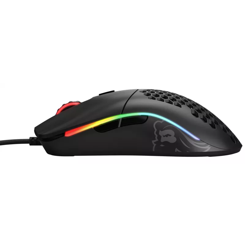 Glorious Gaming Glorious Model O- myš Regular (čierna), pravá ruka, optická, USB Type-A, 3200 DPI, čierna