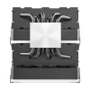 Vzduchový chladič Montech Metal DT24 Premium 12 cm 800-1950 ot/min čierny