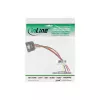 InLine SATA napájací adaptérový kábel 4-Pin Molex / 15-Pin SATA so zaistením 0,15 m