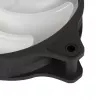 Ventilátor Silverstone Air Blazer 120R 12 cm čierny transparentný hydraulické ložisko