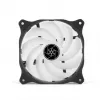 Ventilátor Silverstone Air Blazer 120R 12 cm čierny transparentný hydraulické ložisko