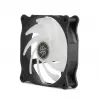 Ventilátor Silverstone Air Blazer 120R 12 cm čierny transparentný hydraulické ložisko