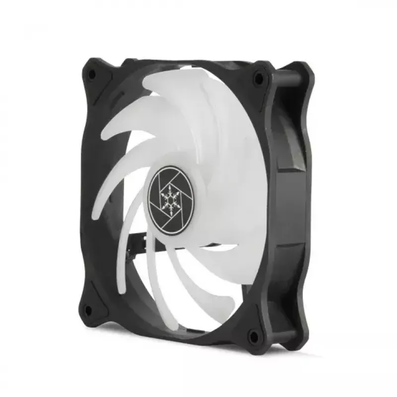 Ventilátor Silverstone Air Blazer 120R 12 cm čierny transparentný hydraulické ložisko