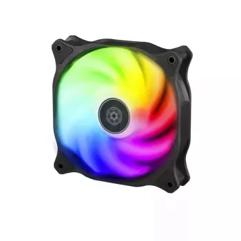 Ventilátor Silverstone Air Blazer 120R 12 cm čierny transparentný hydraulické ložisko