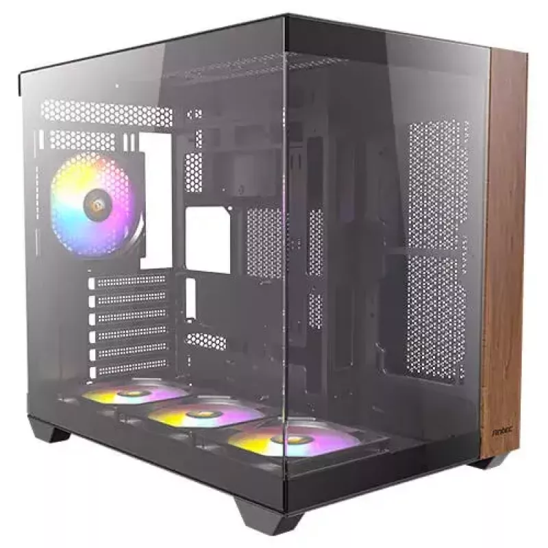 PC skriňa Antec CX800 Midi Tower čierna, imitácia dreva