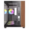 PC skriňa Antec CX800 Midi Tower čierna, imitácia dreva