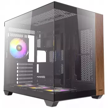 PC skriňa Antec CX800 Midi Tower čierna, imitácia dreva