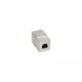 InLine Cat.6 adaptér, plne tienený kov, 2x RJ45 konektor samica/samica, priamy