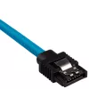Corsair CC-8900251 Premium Sleeved kábel SATA, 0,3 m, (2 ks), modrý