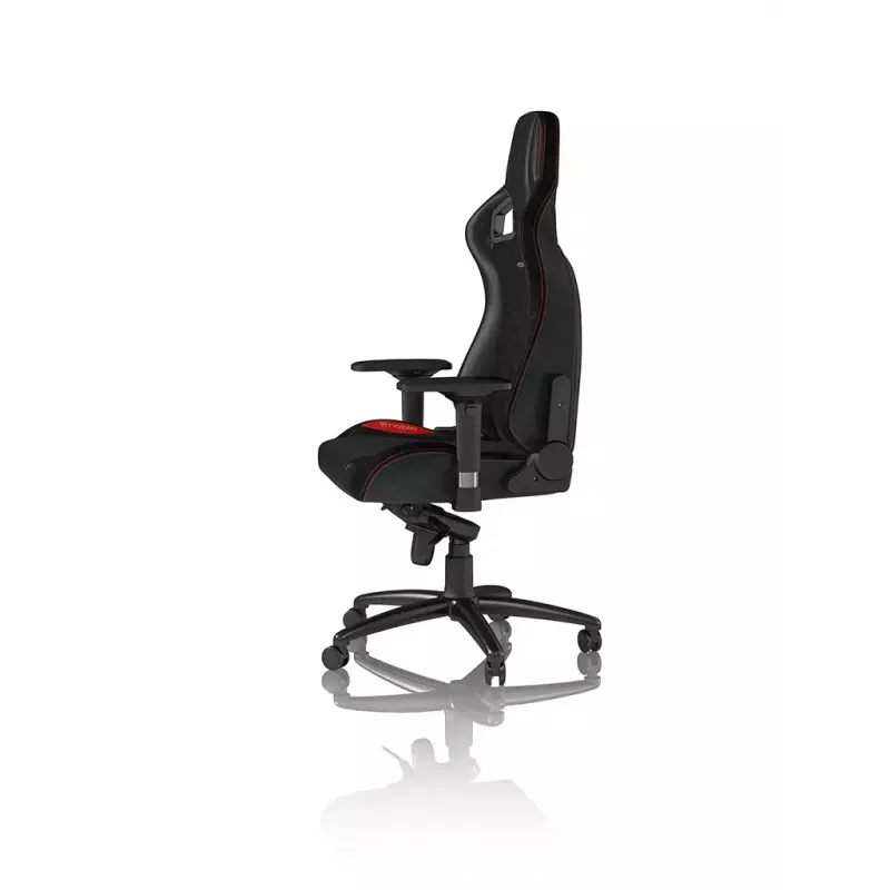 PC herná stolička noblechairs EPIC čalúnené sedadlo čierna červená 120 kg