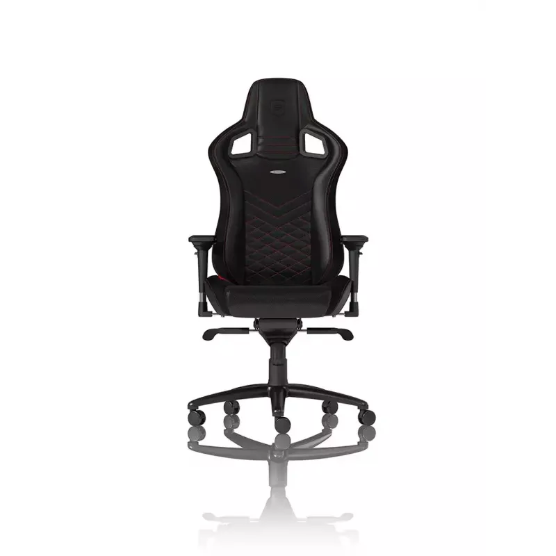 PC herná stolička noblechairs EPIC čalúnené sedadlo čierna červená 120 kg