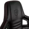 PC herná stolička noblechairs EPIC čalúnené sedadlo čierna červená 120 kg