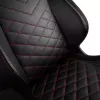 PC herná stolička noblechairs EPIC čalúnené sedadlo čierna červená 120 kg