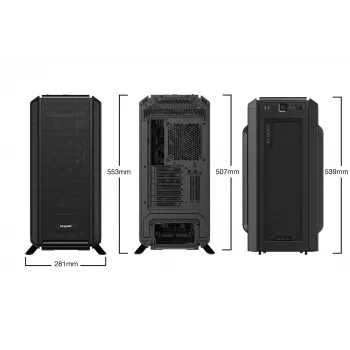PC skriňa be quiet! Silent Base 802 Window čierna Midi Tower