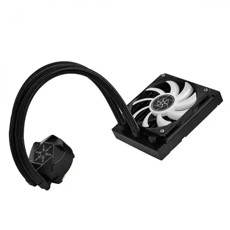 Sada na kvapalinové chladenie Silverstone VIDA 120 tenká 12 cm čierna 300-1800 RPM