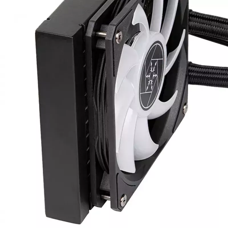 Sada na kvapalinové chladenie Silverstone VIDA 120 tenká 12 cm čierna 300-1800 RPM