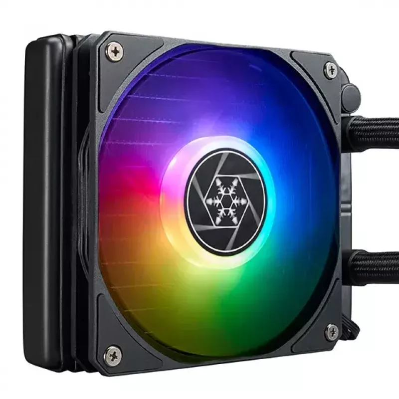 Sada na kvapalinové chladenie Silverstone VIDA 120 tenká 12 cm čierna 300-1800 RPM