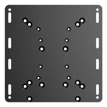 Moza Racing Flight Support Plate, montážny adaptér leteckej základne, čierna, oceľ, MOZA Flight Base, MOZA páka plynu, 220 mm, 220 mm