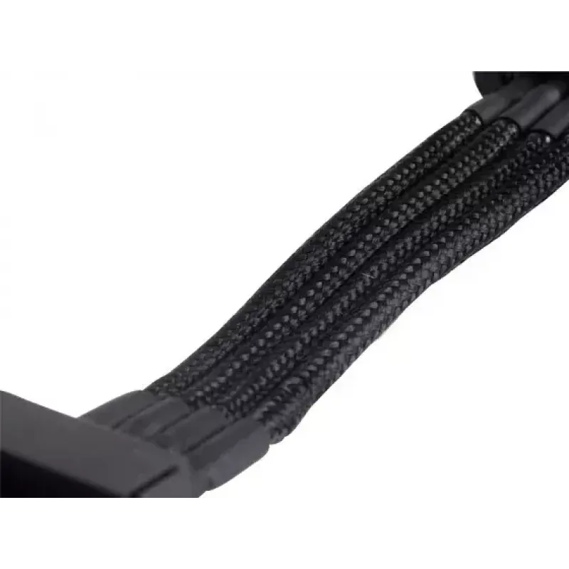 SilverStone SST-PP07-BTSB predlžovací kábel zo 4-pinového Molex na 4x SATA, 300 mm, čierny