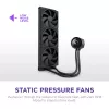 All-in-One kvapalinový chladič NZXT Kraken Plus 360 12 cm čierny Fluid Dynamic Bearing