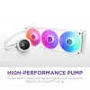 All-in-One kvapalinový chladič NZXT Kraken Plus 360 RGB biely 500–2400 ot/min