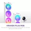 All-in-One kvapalinový chladič NZXT Kraken Plus 360 RGB biely 500–2400 ot/min