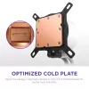 All-in-one kvapalinový CPU chladič NZXT Kraken Plus RGB 240 — 120 mm ventilátor, FDB ložisko, biely