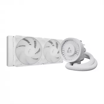 All-in-One kvapalinový CPU chladič Arctic Liquid Freezer III Pro 240 A-RGB – 240 mm, 120 mm ventilátor, biely, kompatibilný s LGA1700/AM4/AM5
