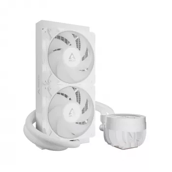 All-in-One kvapalinový CPU chladič Arctic Liquid Freezer III Pro 240 A-RGB – 240 mm, 120 mm ventilátor, biely, kompatibilný s LGA1700/AM4/AM5