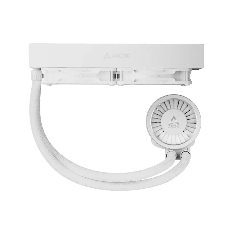 All-in-One kvapalinový CPU chladič Arctic Liquid Freezer III Pro 240 A-RGB – 240 mm, 120 mm ventilátor, biely, kompatibilný s LGA1700/AM4/AM5