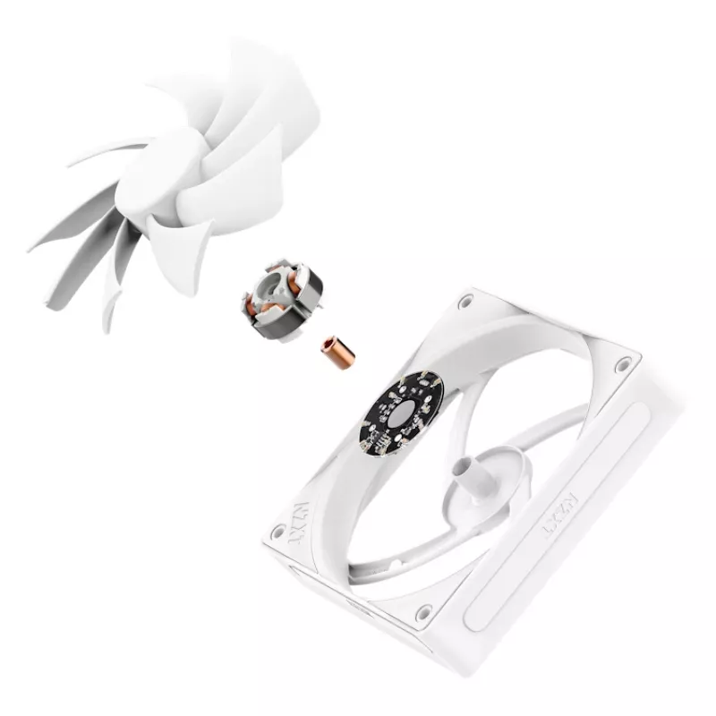 Ventilátor NZXT RF-Q12SF-W2 12 cm biely 500-1700 ot/min 74,26 m³/h