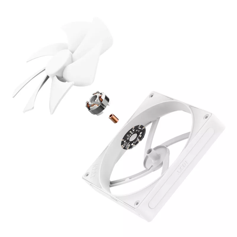 NZXT chladiaci ventilátor F140p 140mm biely Static Pressure