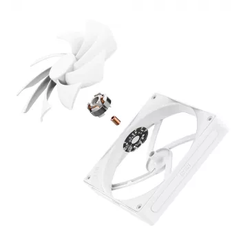 NZXT CPU chladič F140Q 140mm tichý Airflow Pwm biely