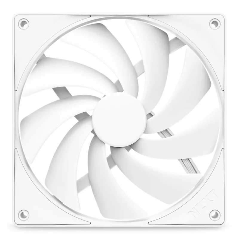 NZXT CPU chladič F140Q 140mm tichý Airflow Pwm biely