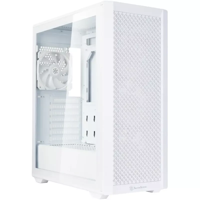 Tower PC skriňa SILVERSTONE FARA 515FXR (biela) — Mid-Tower skriňa, kompatibilná s ATX/micro-ATX