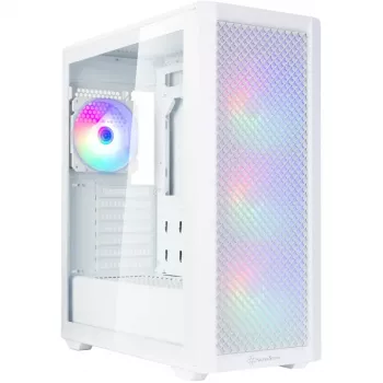 Tower PC skriňa SILVERSTONE FARA 515FXR (biela) — Mid-Tower skriňa, kompatibilná s ATX/micro-ATX