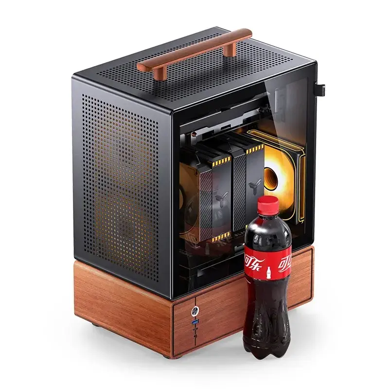 PC skriňa Jonsbo T7 Midi-Tower mATX Tempered Glass čierna