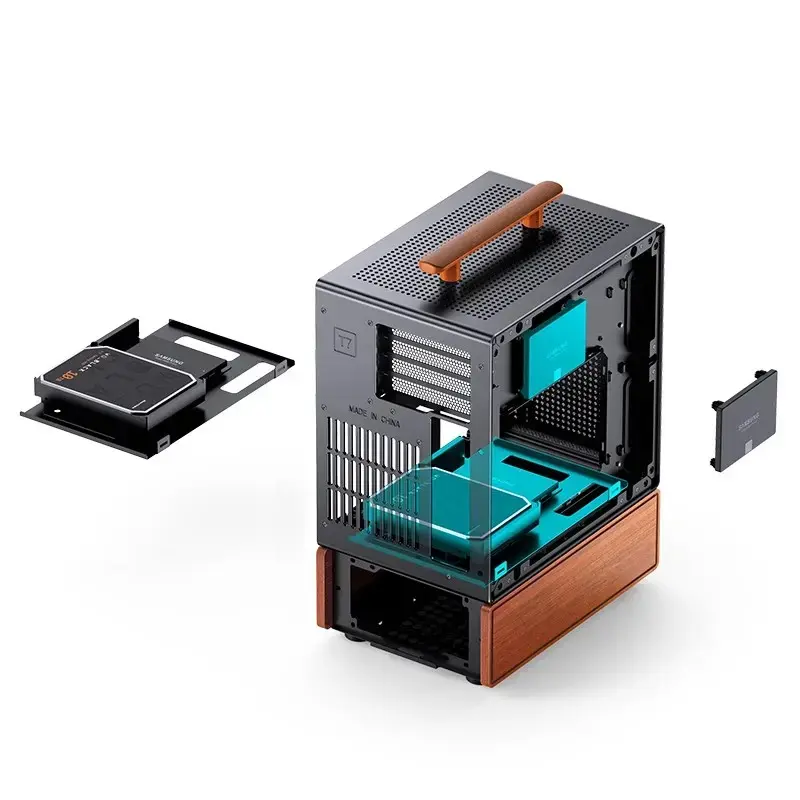 PC skriňa Jonsbo T7 Midi-Tower mATX Tempered Glass čierna