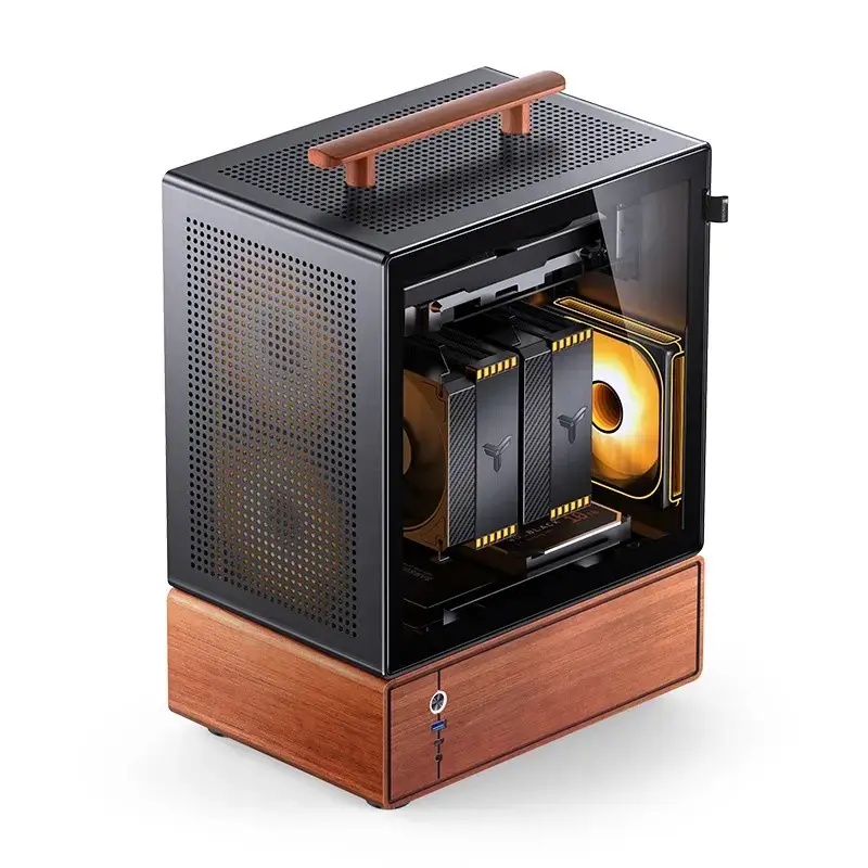 PC skriňa Jonsbo T7 Midi-Tower mATX Tempered Glass čierna