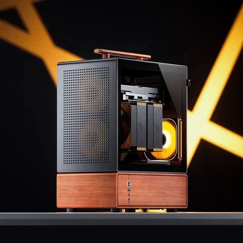 PC skriňa Jonsbo T7 Midi-Tower mATX Tempered Glass čierna