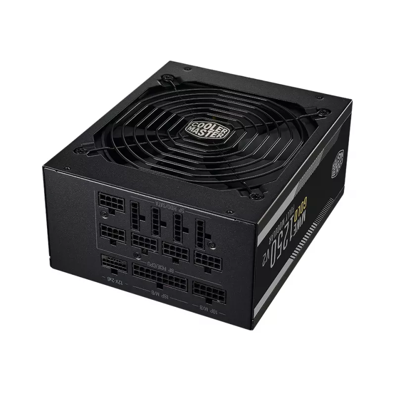 COOLER MASTER napájací zdroj Mwe 1250 V2 Gold plne modulárny 1250 W ATX čierny