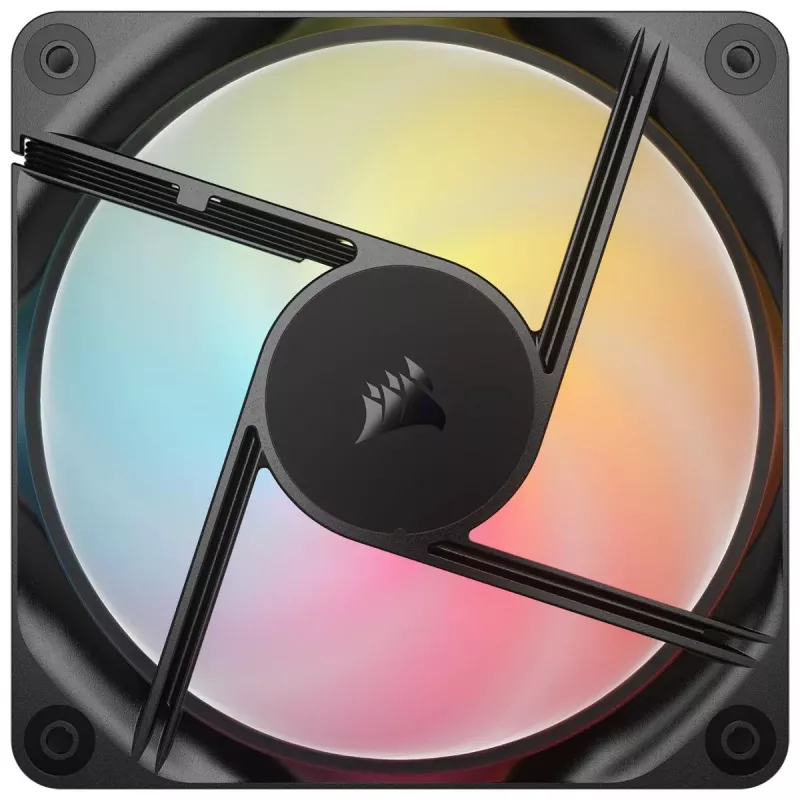 Chladiaci ventilátor CORSAIR RS120-R ARGB 120mm 3-pack, 120 mm, ARGB osvetlenie, 3 ventilátory